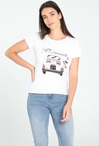 Cassis - Female - T-shirt Enjoy Summer  - Wit