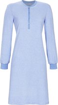Ringella dames Badstof nachthemd L/M - Blue Bell  - 48  - Blauw
