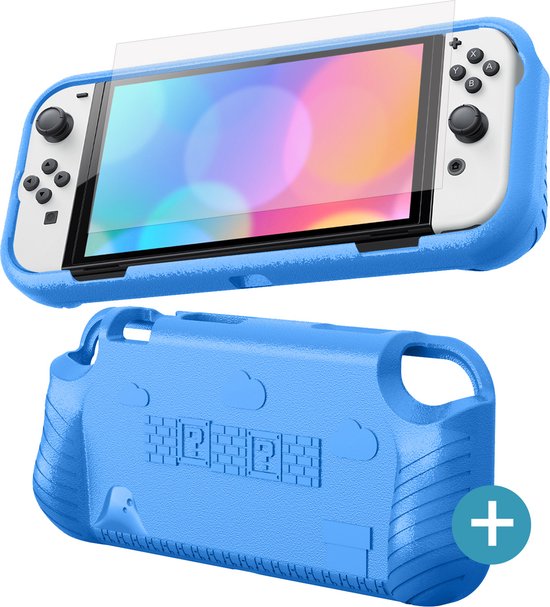 Protective Case met Screenprotector Geschikt voor Nintendo Switch