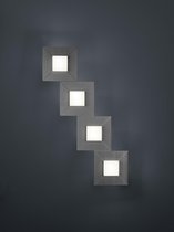 DIAMOND Plafondlamp LED 4x8W/800lm Rechthoekig Antraciet