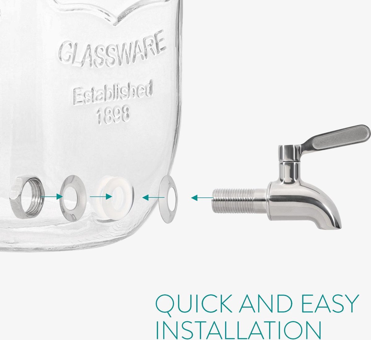 Navaris beverage dispenser with tap 4 L - Stainless steel tap and lid - Drink dispenser - Lemonade tap with fruit infuser and ice insert - Ribbed design Navaris beverage dispenser with tap 4 L - Stainless steel tap and lid - Drink dispenser - Lemonade tap with fruit infuser and ice insert - Ribbed design
