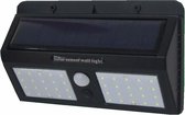 Hofftech Dubbel LED Wandlamp Solar - PIR Sensor - IP65 - 2400 Mah - 3.7 Volt