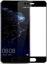 Huawei P10 Plus -Full Cover Screenprotector - Gehard Glas - Zwart
