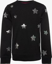 Ai-Girl meisjes sweater met sterren - Zwart - Maat 134/140
