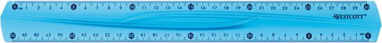 Westcott liniaal - 30 cm - flexibel - assorti kleuren - AC-E10222