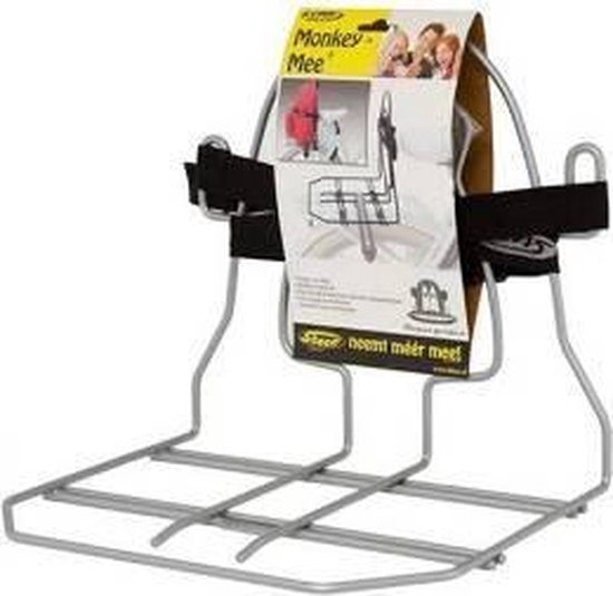 Steco Bagagedrager verbreder Monkey-mee Staal - 31cm breed - Zilver van Steco — afbeelding 4