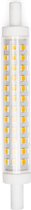 LED Lamp - Aigi Trunka - R7S Fitting - 9W - Helder/Koud Wit 6500K - Oranje - Glas - BSE