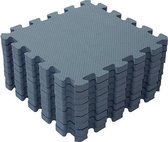 speelmat junior 90 cm foam blauw 9-delig