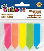 paginamarkers junior 4,8 cm papier 5 stuks