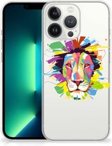 Coque de téléphone iPhone 13 Pro Max Coque arrière en Siliconen Idéal comme cadeau pour les Garçons Lion Color