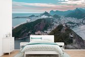 Behang - Fotobehang Bergen - Rio de Janeiro - Brazilië - Breedte 450 cm x hoogte 300 cm