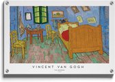 Walljar - Vincent van Gogh - De Slaapkamer - Muurdecoratie - Plexiglas schilderij