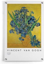 Walljar - Vincent van Gogh - Irissen - Muurdecoratie - Plexiglas schilderij