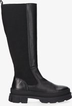 Tango | Romy welt new 4-a black leather elastic boot - black sole | Maat: 36