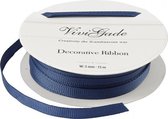 decoratielint Grosgrain 5 mm / 15 meter donkerblauw