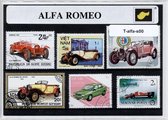 Alfa Romeo – Luxe postzegel pakket (A6 formaat) : collectie van verschillende postzegels van Alfa Romeo – kan als ansichtkaart in een A6 envelop - authentiek cadeau - kado - gesche