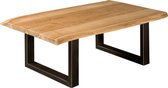 Salontafel - urbania tree-trunk coffee table 135x75 - top 4 - bruin - 135x75x40