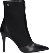 Notre-V 8364 Enkellaarsjes - Enkelboots met rits - Dames - Zwart - Maat 38