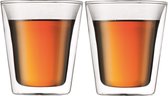 Bol.com Bodum CANTEEN Dubbelwandige Glazen 0.10 l - 2 Stuks aanbieding