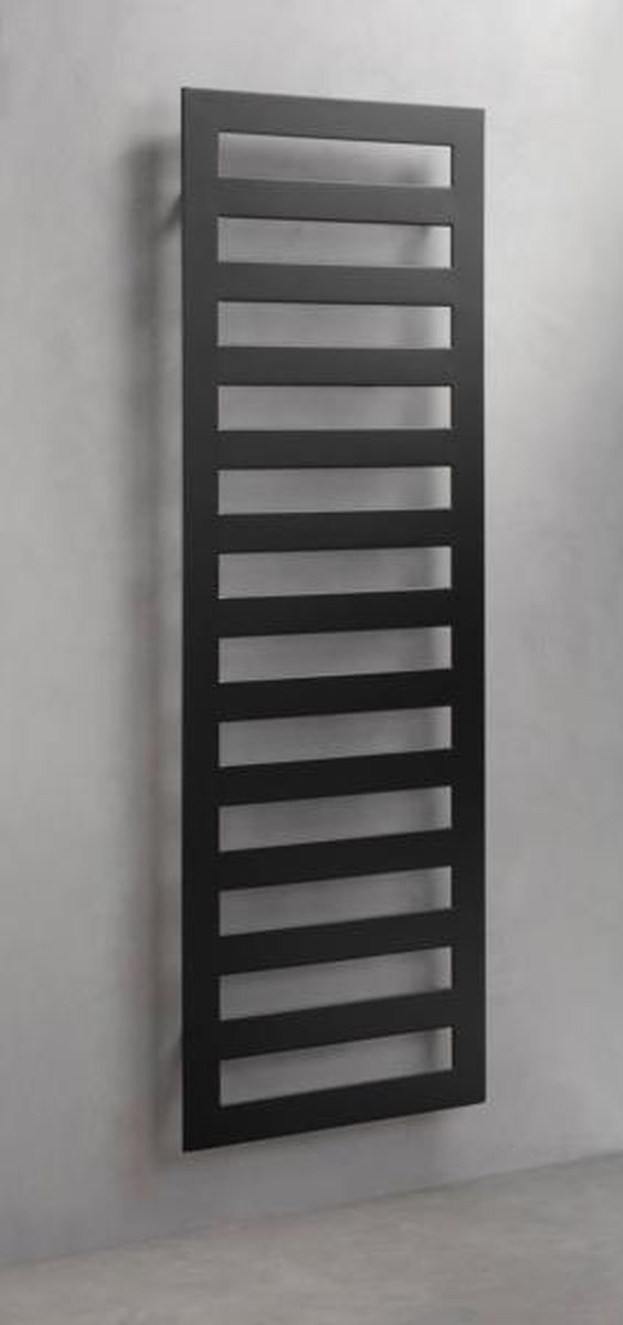 Royal plaza Amaril Elektrische radiator 60x180cm 750w met afstandsbediening mat zwart