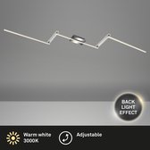 Briloner Leuchten - LED-plafondlamp 5-lichts zwenkarm draaibaar 24W alu