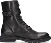Giga G3805 Veterboots - Laarzen Met Veters - Meisjes - Zwart - Maat 34