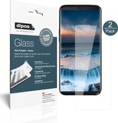 dipos I 2x Pantserfolie helder compatibel met Uhans i8 Beschermfolie 9H screen-protector