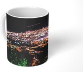 Mok - Panorama van Beiroet in de nacht - 350 ML - Beker