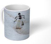 Mok - Pinguïns in het sneeuw - 350 ML - Beker