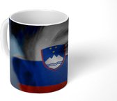 Mok - Koffiemok - Vlag van Slovenië - Mokken - 350 ML - Beker - Koffiemokken - Theemok