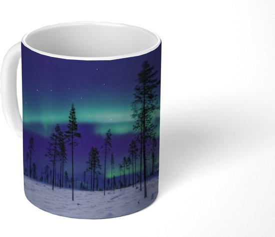 Mok - Koffiemok - Een bijzondere ring van het noorderlicht in het Lapland -  Mokken -... | bol.com
