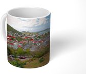 Mok - De stad Philipsburg aan de kust in Sint Maarten - 350 ML - Beker