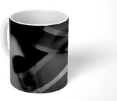Mok - Vlag van Zuid-Afrika - zwart wit - 350 ML - Beker