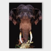 Artistic Lab Poster - Asian Elephant Dibond - 180 X 120 Cm - Multicolor