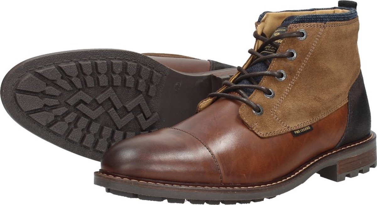 PME Legend Grizzler veterschoenen cognac - Maat 46 | bol.com