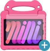 iPad Mini 2021 hoes Kinderen - Draagbare tablet kinderhoes met handvat - Met Screenprotector – Roze