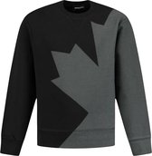 Dsquared2 Jongens Maple Leaf Sweater Zwart maat 140