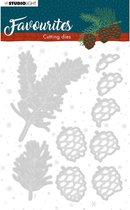 Studio Light Embossing Die Cut Stencil Winter's Favourites nr.333 STENCILSL333