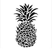 Hobbysjabloon - The Crafter's Workshop • template 30x30cm pineapple