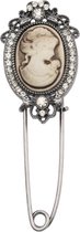 Tim Holtz Assemblage brooch - 1 stuks - cameo