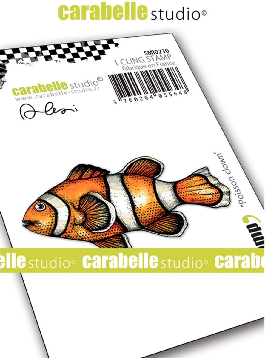 Carabelle Studio Cling Stempel - poisson clown