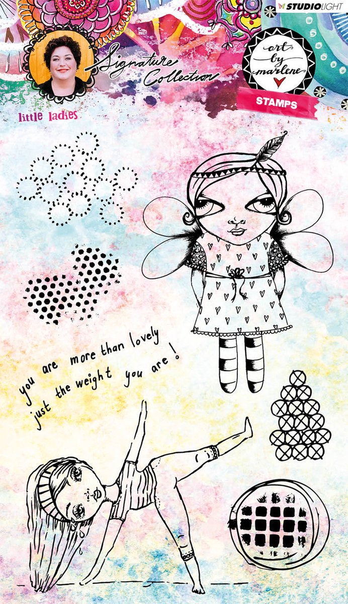 Studiolight clear stamp Little ladies - Art by Marlene 3.0 nr.38