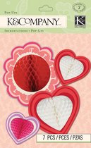 K&Company cupid honeycomb pop-ups x7