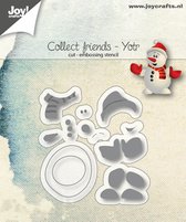 Joy!Crafts Stencil - Snij- embosstencil - Collect friends Yotr