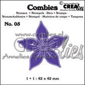 Crealies Combies snijmal & stempel - no.05 Bloem A groot