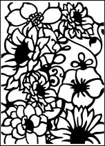 Carabelle embossing folder 10,8x14,6cm compôsition floraleArt. nr. AE60010