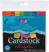 Coredinations cardstock 15,2x15,2cm x40 ass. brights