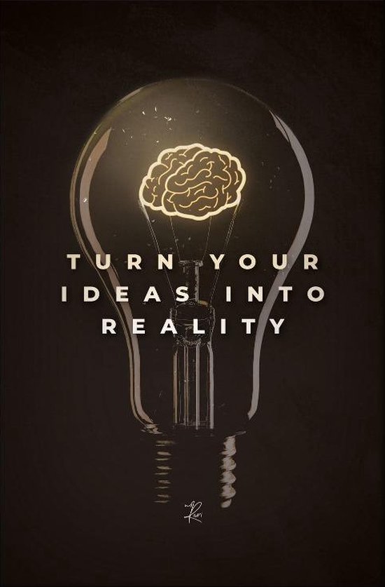 Walljar - Turn your ideas into reality - Muurdecoratie - Poster met lijst