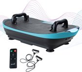 Skandika V2 Trilplaat - Trilplaten - Trainingsgrepen en trainingsbanden - Oscillerende trilling - Gebogen design, stille motor, 99 niveaus, LCD-scherm, multigym, sportapparaat voor