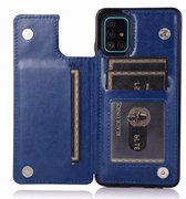 Samsung Galaxy A71 wallet case - blauw